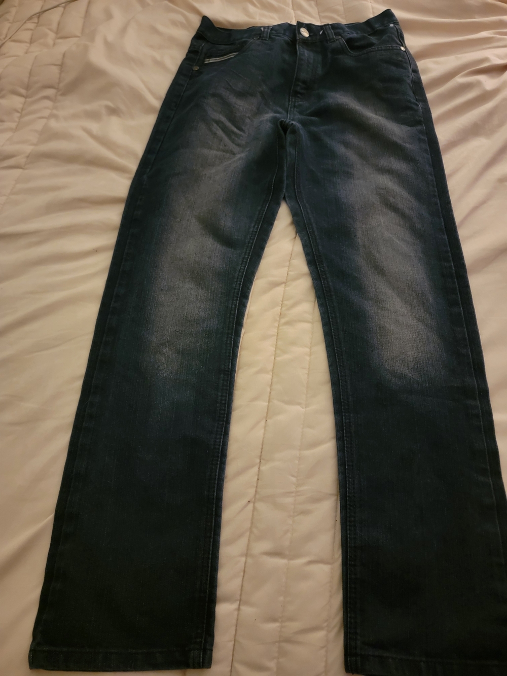 Men's Straight Jeans in Dark Indigo Wash